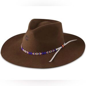 Charlie 1 Horse “Gypsy” Fashion Hat – Acorn Brown – Size S – NWT